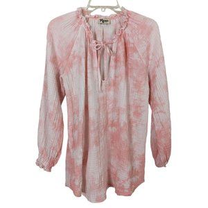 Similar items Sponsored See all   Show Me Your MuMu Pink White Tie Dye Gauzy Cot